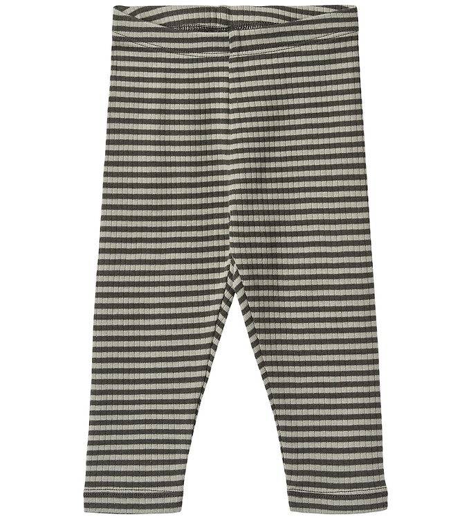 Wheat Leggings - Rib - Jules - Winter Forest Stripe