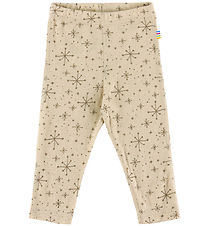 Joha Leggings - Uld - Beige m. Stjerner Joha Leggings - Uld - Beige m. Stjerner