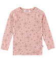 Joha Bluse - Uld - Rosa m. Stjerner Joha Bluse - Uld - Rosa m. Stjerner