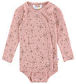 Joha Slå-om Body l/æ - Uld - Rosa m. Stjerner Joha Slå-om Body l/æ - Uld - Rosa m. Stjerner