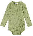 Joha Slå-om Body l/æ - Uld - Lys Olive m. Stjerner Joha Slå-om Body l/æ - Uld - Lys Olive m. Stjerner