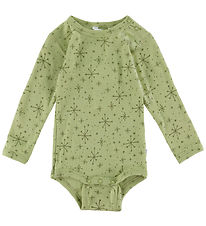 Joha Body l/æ - Uld - Lys Olive m. Stjerner Joha Body l/æ - Uld - Lys Olive m. Stjerner