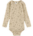 Joha Body l/æ - Uld - Beige m. Stjerner Joha Body l/æ - Uld - Beige m. Stjerner