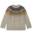 FUB Bluse - Strik - Uld - Oat Melange FUB Bluse - Strik - Uld - Oat Melange