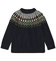 FUB Bluse - Strik - Uld - Dark Navy FUB Bluse - Strik - Uld - Dark Navy