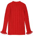 FUB Bluse - Rib - Strik - Uld - Signal Red FUB Bluse - Rib - Strik - Uld - Signal Red