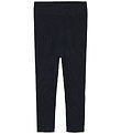 FUB Leggings - Rib - Strik - Uld - Dark Navy