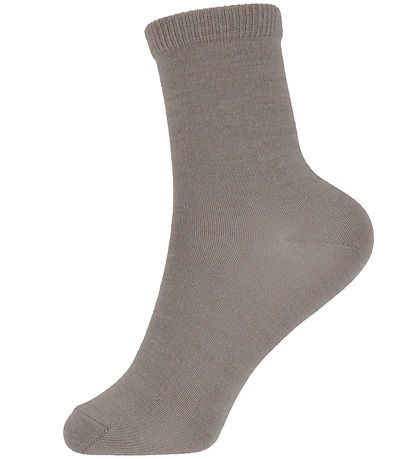 Name It Strømper - 4-pak - Uld/Bomuld - NkfWak - Shadow Gray