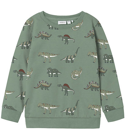 Name It Sweatsæt - NmmNenean - Green Bay m. Dinosaurer
