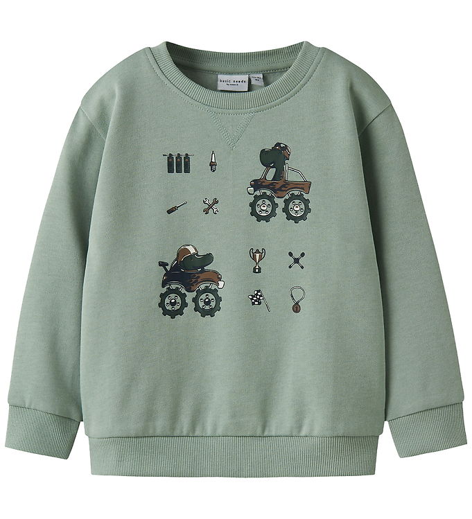 Name It Sweatshirt - NmmVimo - Jadeite/Dino Racing