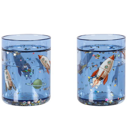 Konges Sløjd Glitterkopper - 2-Pak - Outer Space