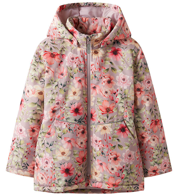 Name It Vinterjakke - NkfMaxi - Noos - Violet Ice/ROSE