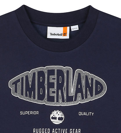 Timberland Sweatshirt - Navy m. Logo
