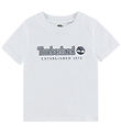 Timberland T-shirt - Hvid/Navy m. Print
