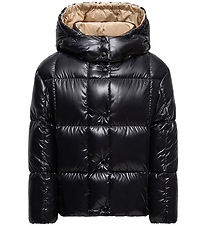 Moncler Dunjakke - Parana - Charcoal m. Beige Moncler Dunjakke - Parana - Charcoal m. Beige