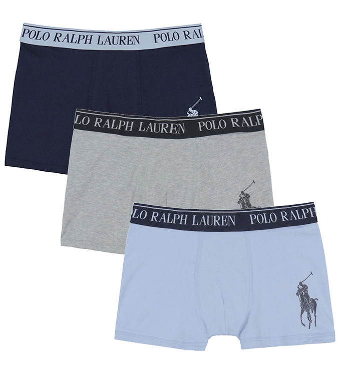 Polo Ralph Lauren Boxershorts - 3-pak - Office Blue