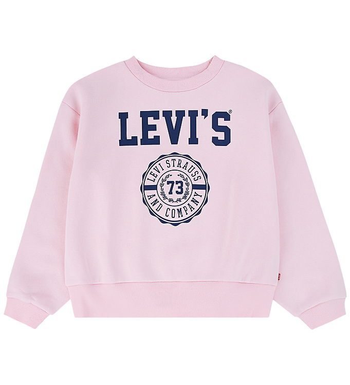 Levis Sweatshirt - Collegiate - Crystal Rose m. Logo
