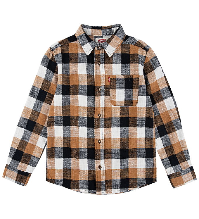 Levis Skjorte - Buffalo Check - Jet Black