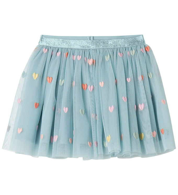 Stella McCartney Kids Tylnederdel - Lyseblå m. Hjerter