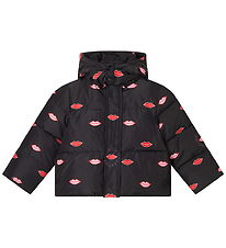Stella McCartney Kids Dynejakke - Sort m. Læber Stella McCartney Kids Dynejakke - Sort m. Læber