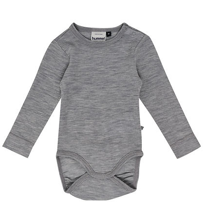 Hummel Body l/æ - HmlMini - Uld - Gråmeleret