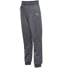 Hummel Bukser - HmlJr - Uld - Mørkegråmeleret Hummel Bukser - HmlJr - Uld - Mørkegråmeleret