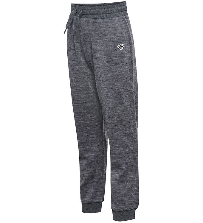 Hummel Bukser - HmlJr - Uld - Mørkegråmeleret