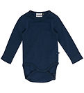 Hummel Bodysuit l/s - HmlMini - Wool - Dress Blues