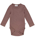 Hummel Bodysuit l/s - HmlMini - Wool - Twilight Mauve