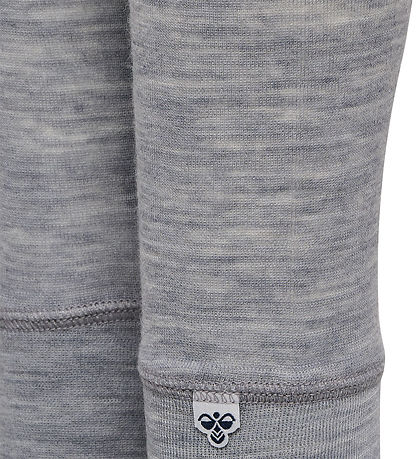 Hummel Leggings - HmlMini - Uld - Gråmeleret
