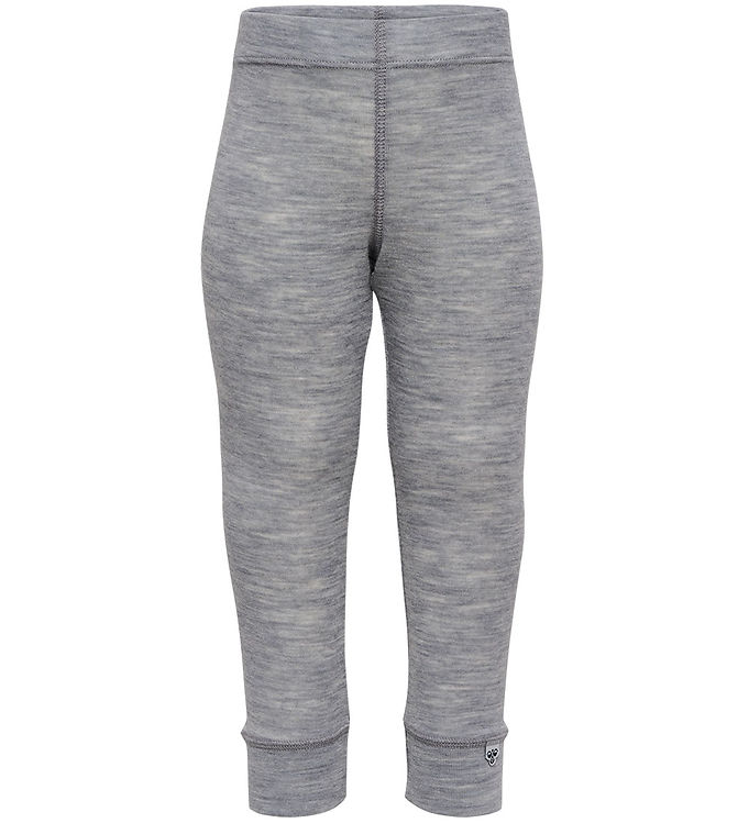 Hummel Leggings - HmlMini - Uld - Gråmeleret