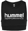 Hummel Íþróttatoppur - HmlJr púls - Svart M. Lógó