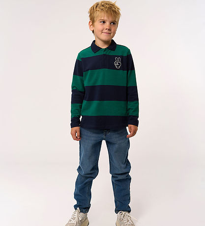 The New Polobluse - Piqué - TnPino - Navy Blazer Striped