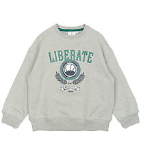 The New Sweatshirt - TnPenno - Lysegråmeleret The New Sweatshirt - TnPenno - Lysegråmeleret