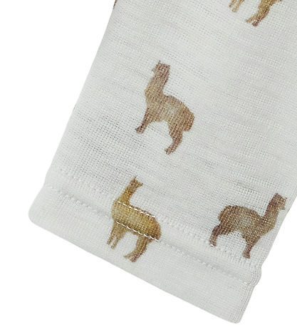 Lil Atelier Leggings - Uld - NbmNoel - Gray Dawn/Lama