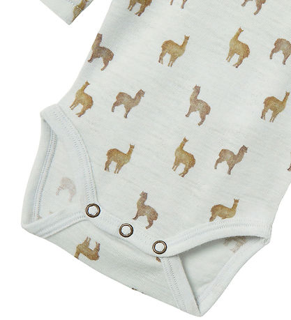 Lil Atelier Body l/æ - Uld - NbmNoel - Gray Dawn/Lama