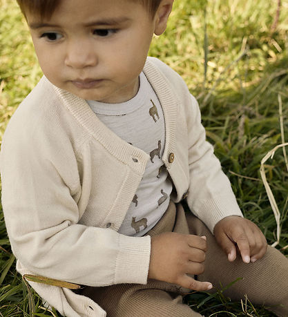 Lil Atelier Body l/æ - Uld - NbmNoel - Gray Dawn/Lama