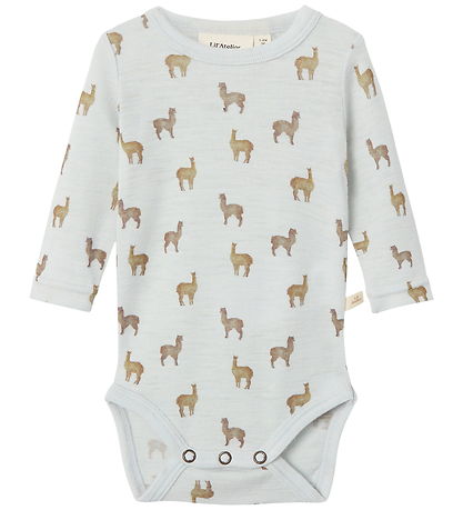 Lil Atelier Body l/æ - Uld - NbmNoel - Gray Dawn/Lama