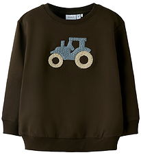 Name It Sweatshirt - NmmNiam - Delicioso m. Traktor Name It Sweatshirt - NmmNiam - Delicioso m. Traktor