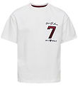 Kids Only T-shirt - KogEbba - Cloud Dancer/Seven Kids Only T-shirt - KogEbba - Cloud Dancer/Seven