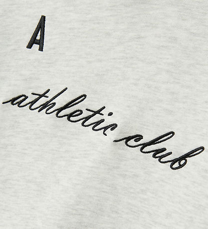 LMTD Hættetrøje - NlmNaclub - Lysegråmeleret m. Print