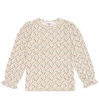 Hust and Claire Bluse - Rib - Alma - Whisper Melange Hust and Claire Bluse - Rib - Alma - Whisper Melange