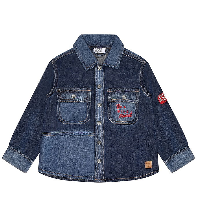 Hust and Claire Denimskjorte - Ravn - Dark blue denim