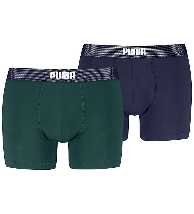 Puma Boxershorts - 2-pak - Grøn/Navy