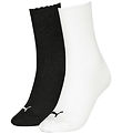 Puma Strømper - 2-pak - Hvid/Sort Puma Strømper - 2-pak - Hvid/Sort