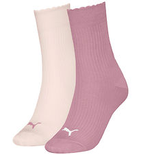 Puma Strømper - 2-pak - Pink Combo Puma Strømper - 2-pak - Pink Combo