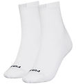 Puma Strømper - Short Crew - Heart Logo - 2-pak - Hvid/Sort Puma Strømper - Short Crew - Heart Logo - 2-pak - Hvid/Sort