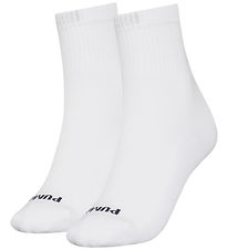 Puma Strømper - Short Crew - Heart Logo - 2-pak - Hvid/Sort Puma Strømper - Short Crew - Heart Logo - 2-pak - Hvid/Sort