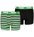Puma Boxershorts - Everyday - 2-pak - Grøn/Sort Puma Boxershorts - Everyday - 2-pak - Grøn/Sort