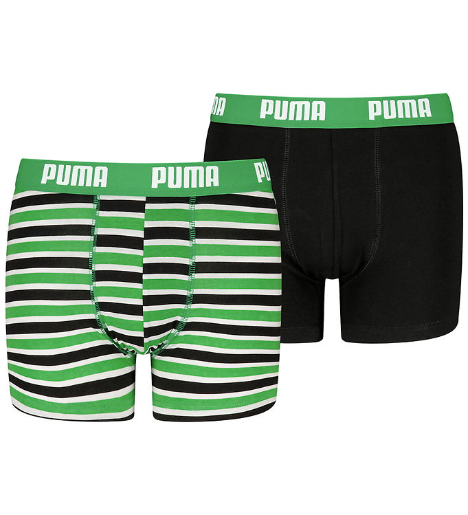 Puma Boxershorts - Everyday - 2-pak - Grøn/Sort